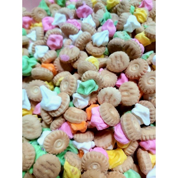 

2Xbtygneal Sakha Snack ) (Kilo) Gem Bunga Kue Udel Jadul 250 Grams