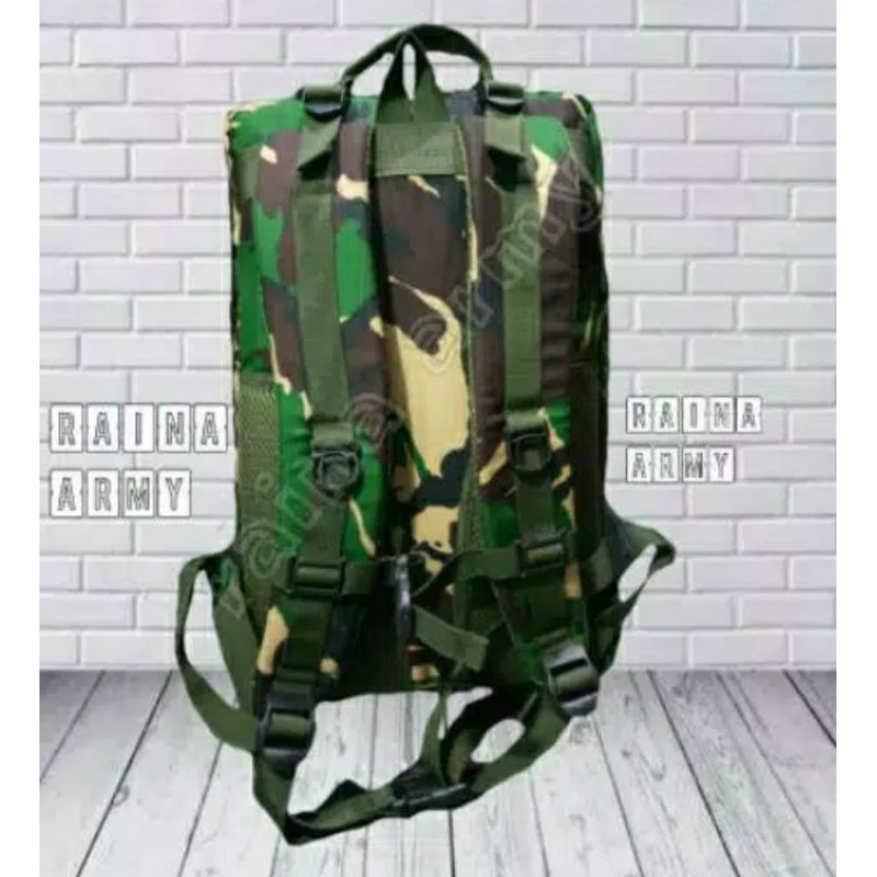 COD !!! TAS RANSEL LIBANON LORENG TNI OUTDOR PREMIUM CORDURA BESAR 35 LITER