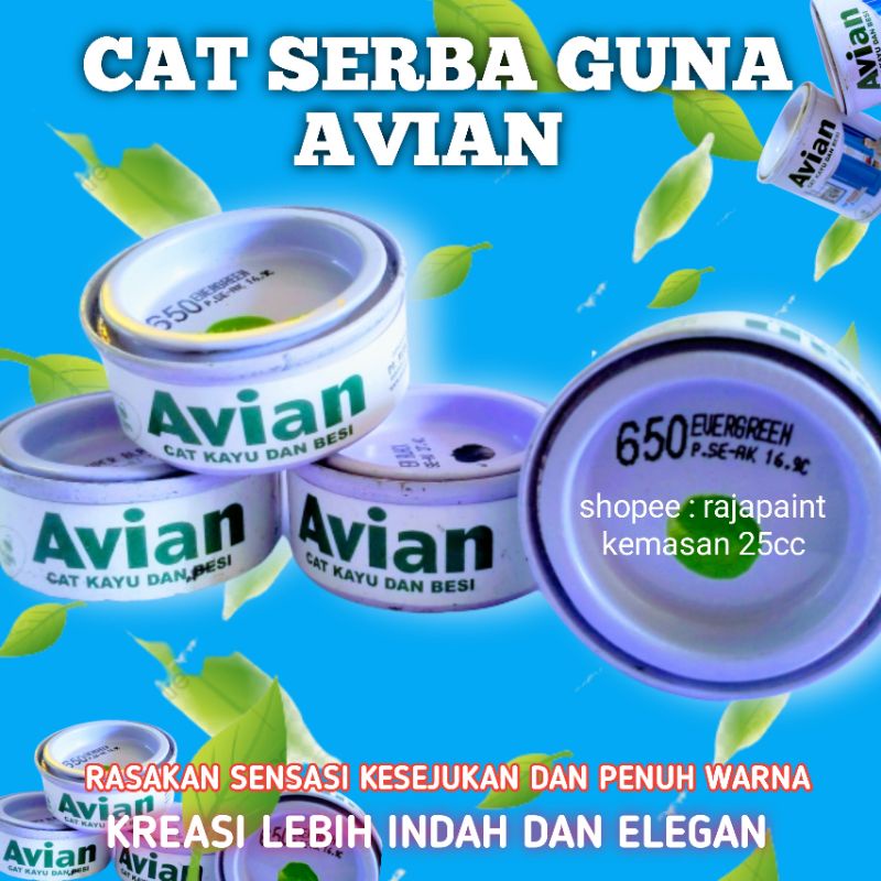 

cat kayu dan besi avian 25cc