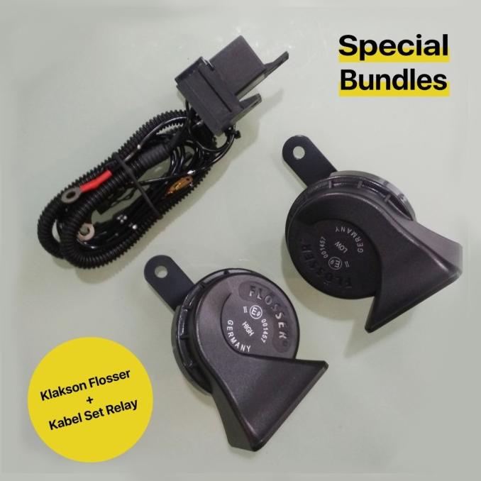 klakson Flosser + kabel relay