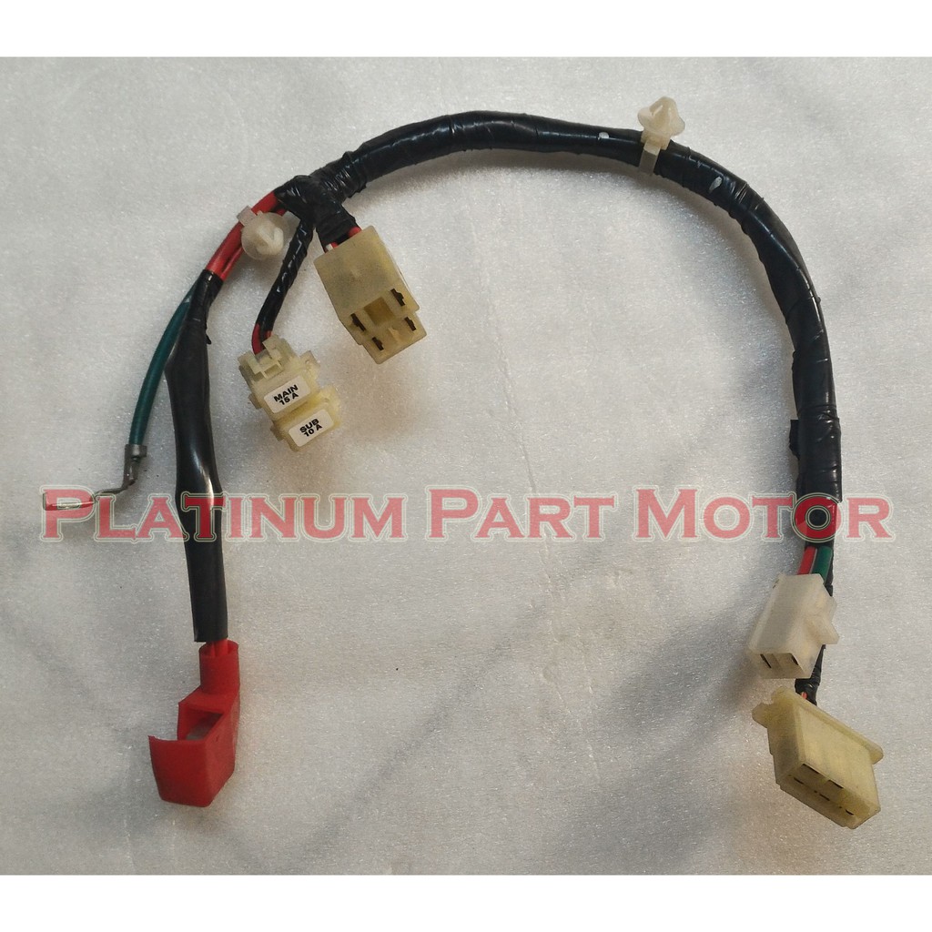 Kabel Body Bagian Aki  Sub Harness  Battery  --  BeAT FI - Scoopy FI  2012 - 2014  Starter Kasar ORI