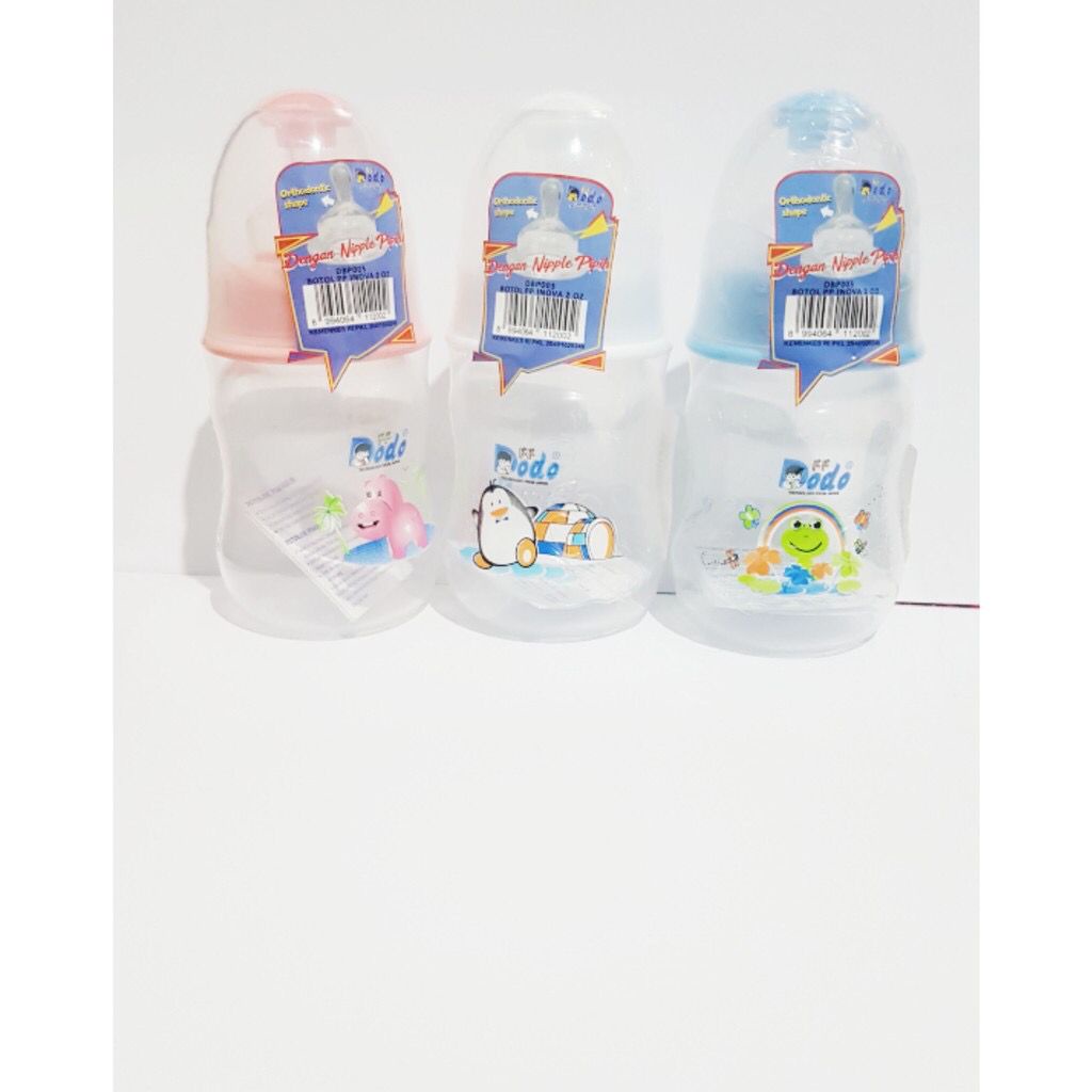 DODO BOTTLE PP INOVA 2 OZ (60ml)/ 4 OZ (120ml) / 8 OZ (240ml) BOTOL SUSU BAYI BPA FREE (1 PCS)