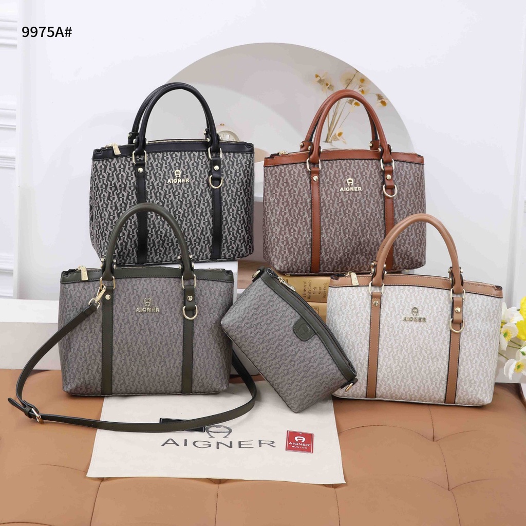 Tote With Slingbag in Signature Coated Canvas 9975A