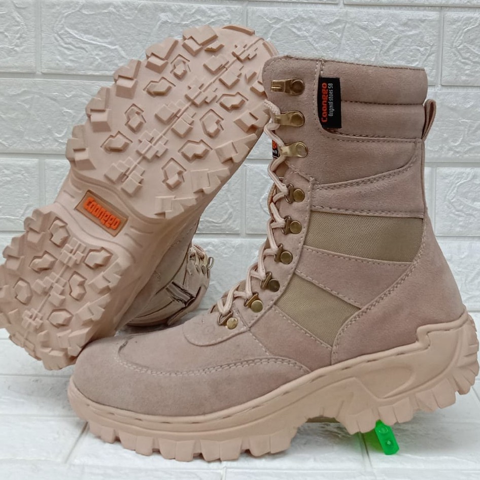 Diskon (ATM) sepatu pdl hicking adventure GURUN Cream Terlaris Caanggo Militery Terkini Termuurah