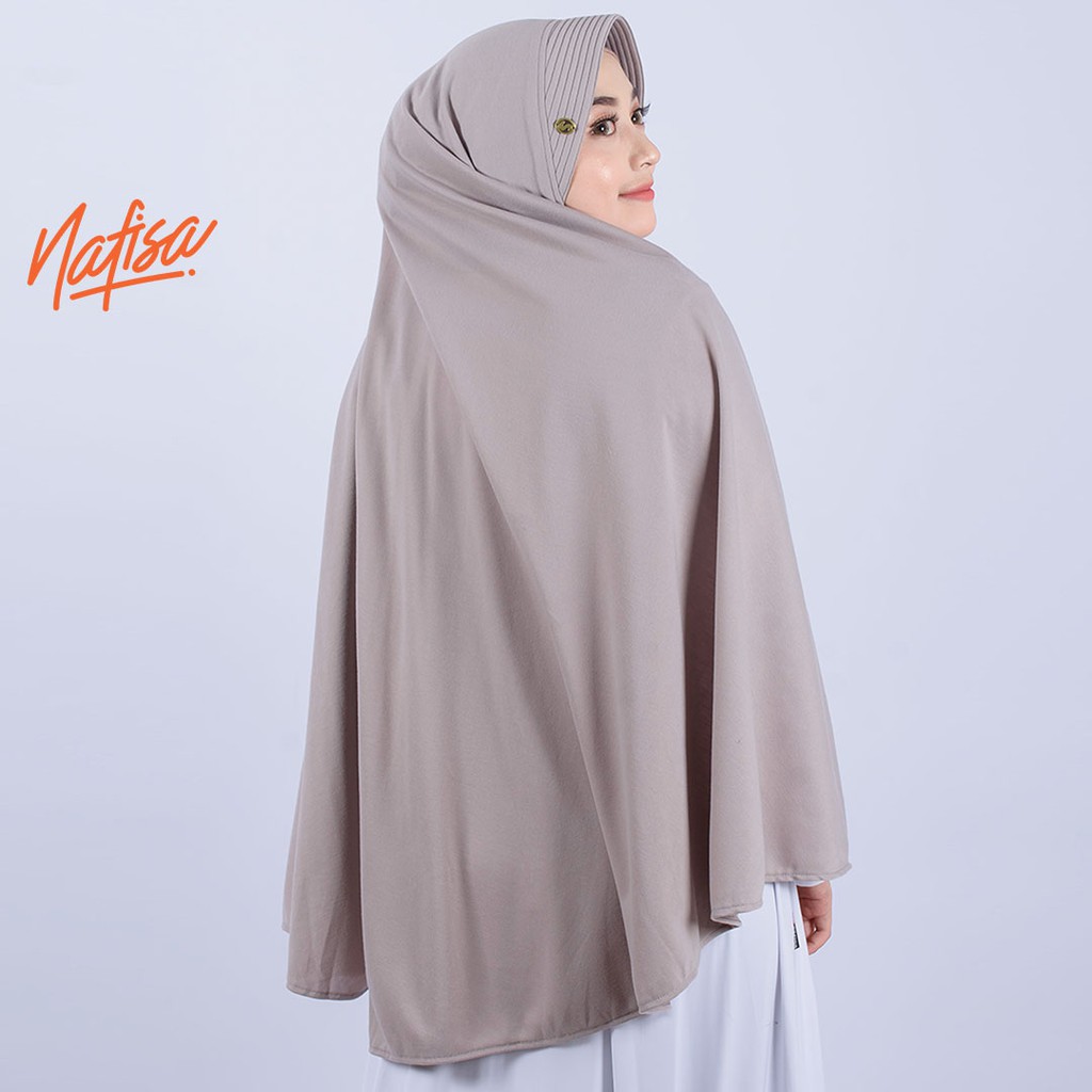 Nafisa Asha | Jilbab Instan Pet Antem | Hijab Instan Bergo Kaos Jumbo | Khimar Syar'i Premium-3