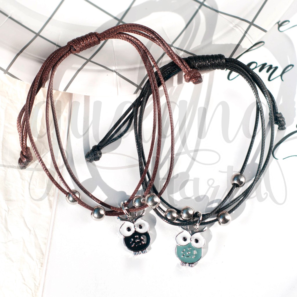 Gelang BFF Little Owl Gelang Couple SET ISI 2 GH 205308