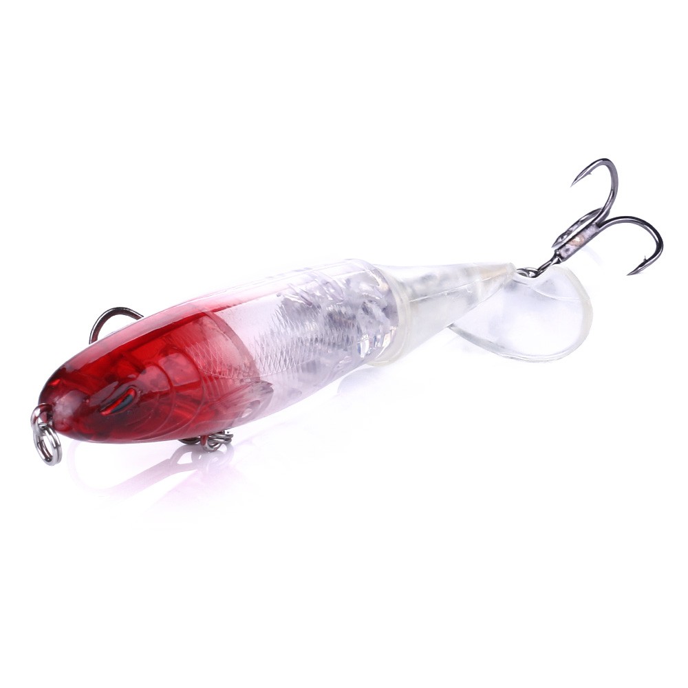 HENGJIA 1Pcs Pencil Umpan Pancing 10cm/13.5g Memutar Ekor Lunak Fishing Lure Minnow Bait Topwater