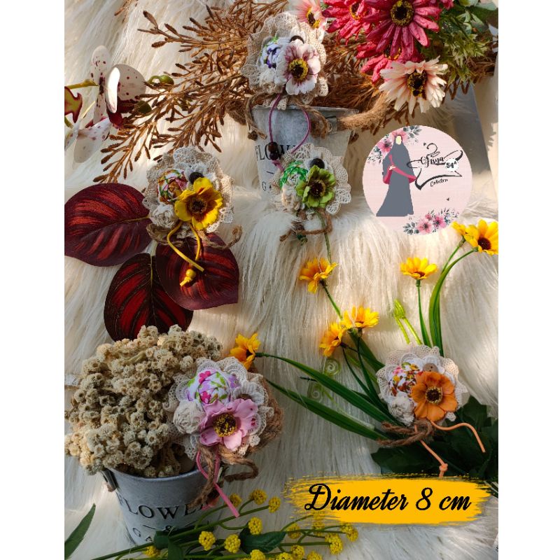 BROS JILBAB BROS BUNGA KAIN KEKINIAN TERBARU