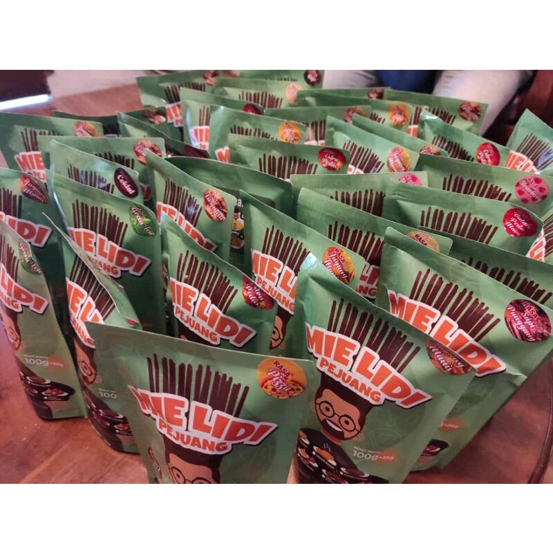 

Mie Lidi Pejuang 125 Gr tersedia banyak varian rasa (wajib coba !!!)
