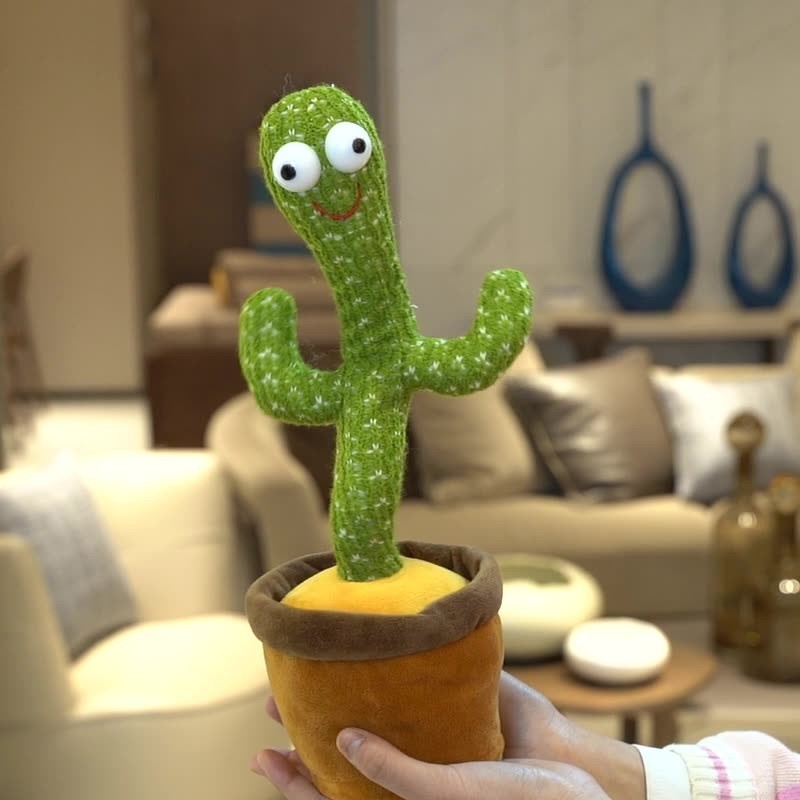 Boneka Kaktus Goyang Bersuara Mainan Dancing Cactus Talking Toys