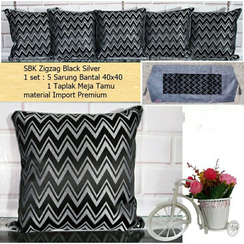 set sarung bantal kursi tamu minimalis