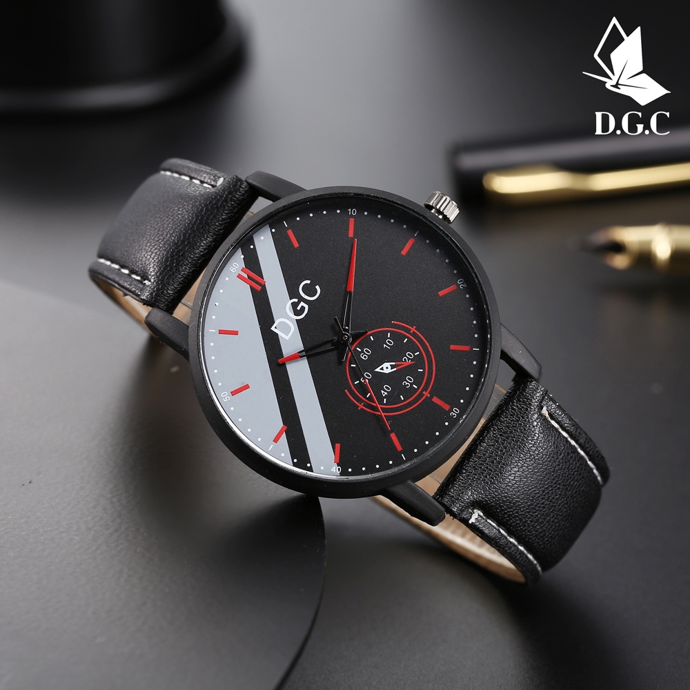 DGC Jam Tangan Pria  Rantai Stainless Steel Jam Tangan Pria Ikat Pinggang Jam Tangan Fashion Analog Grosir Model Terbaru Murah G42