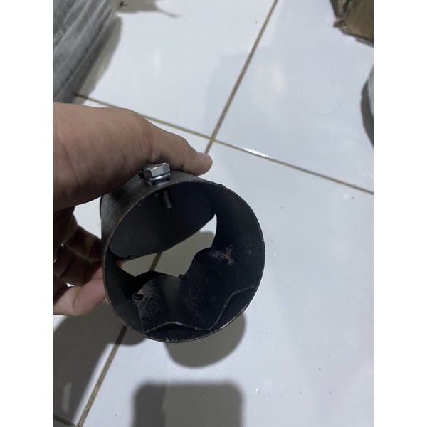 Muffler Cutter Buntut Knalpot Hitam suzuki ertiga