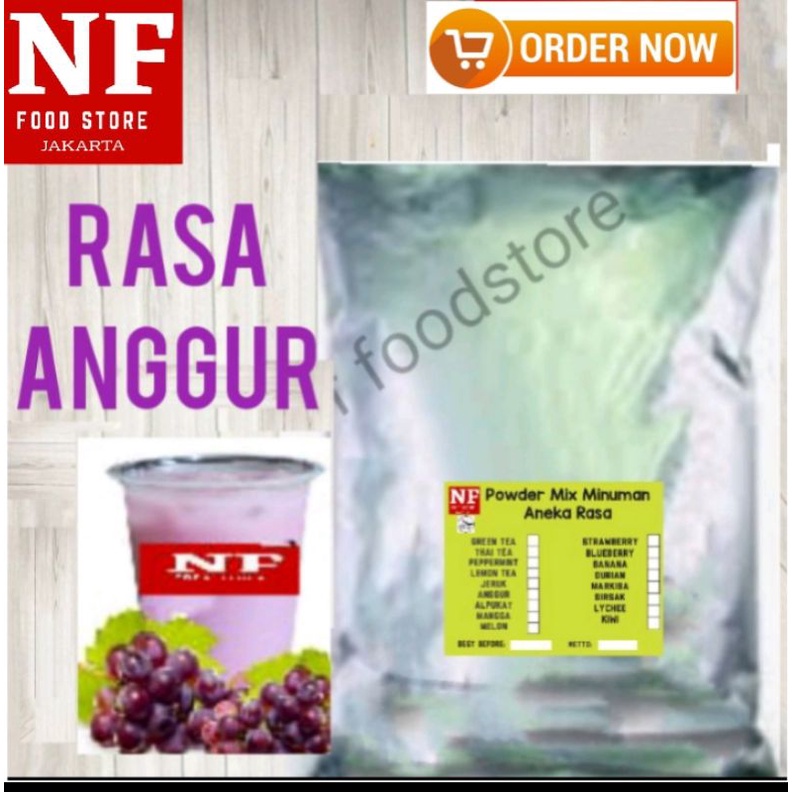 

BUBUK MINUMAN RASA BUAH ANGGUR