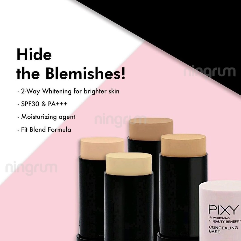 Ningrum - Pixy UV Whitening 4 Beauty Benefits Concealing Base - Pixy UVW Concealing Base Kosmetik Kecantikan Wajah - 8001