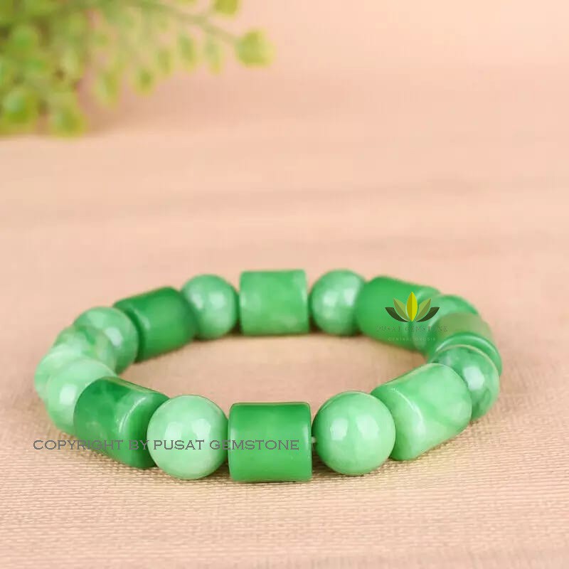 Gelang Batu Giok Natural Gelang Bangle Charm