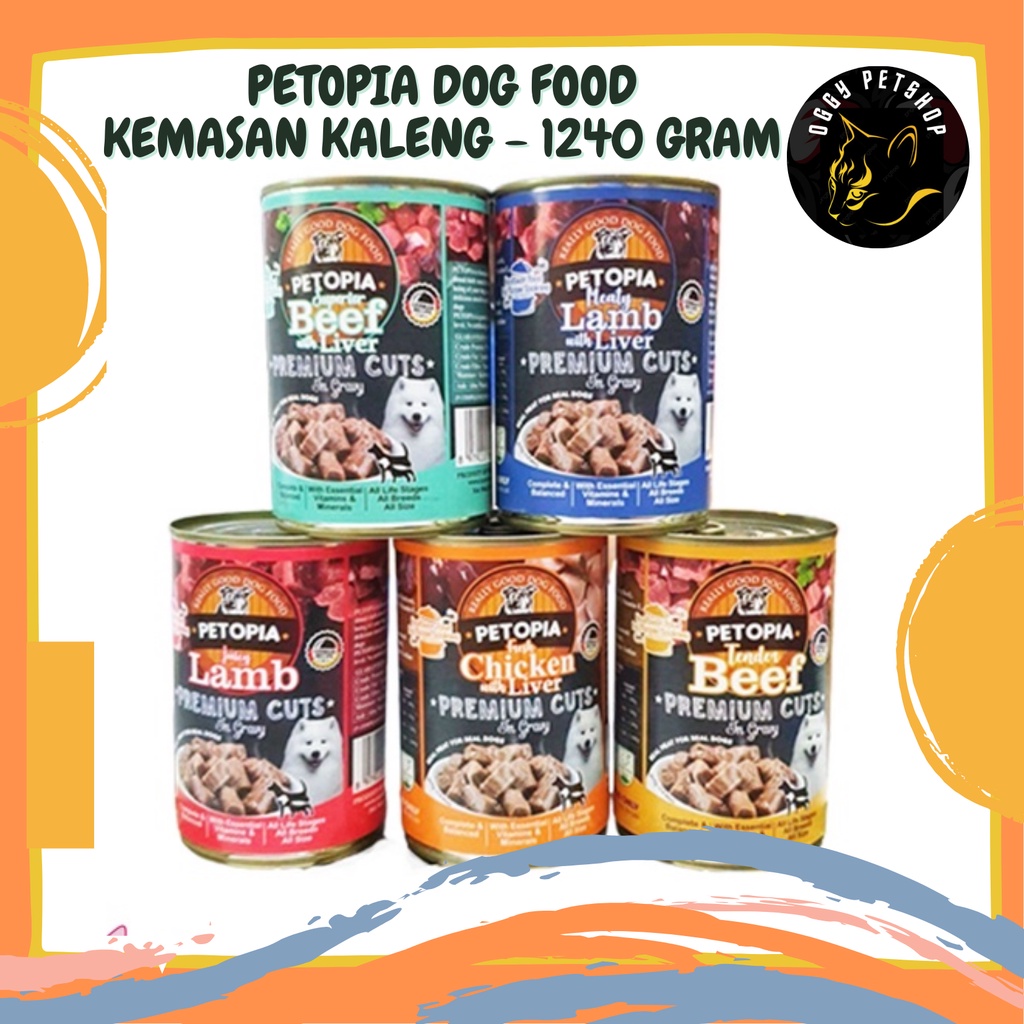 Petopia Premium Cuts All Life 1240 Gram Makanan Basah Anjing Dog Food
