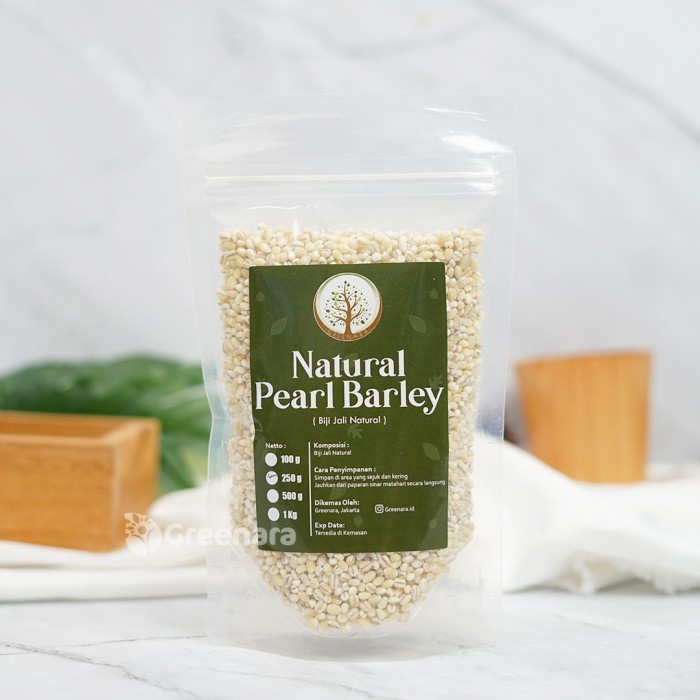 

Q124521 Natural Pearl Barley / Biji Jali - Jali 250Gr Dw501Sqs