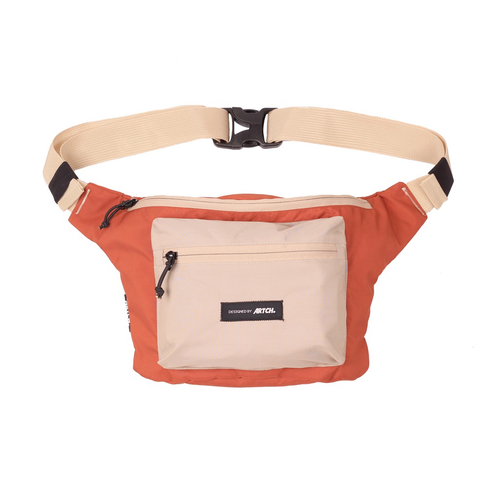 [ WAISTBAG HIPSTER - Merah Bata ] tas slempang  slingbag tas pinggang