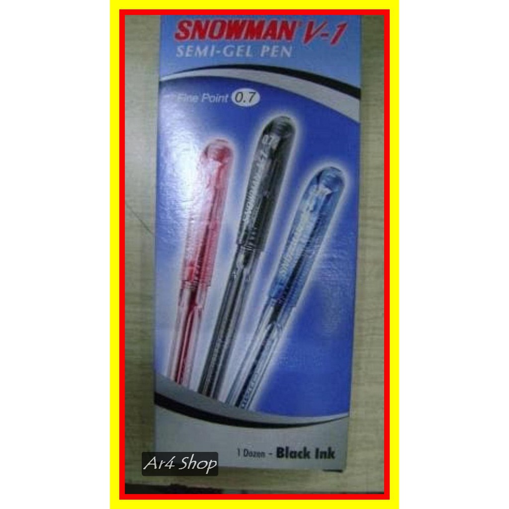 

Pen - Snowman - V1 Semi-Gel Pen & 40;Per Gross& 41;