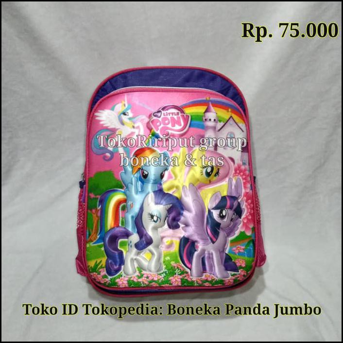 Tas Anak Sekolah Timbul Kuda Poni Poni Tk Paud (Jual Jg Boneka Jumbo