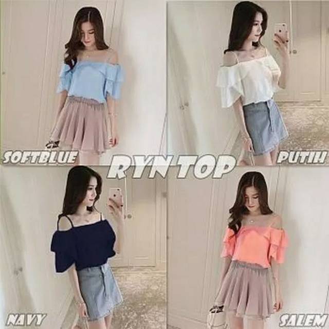 RYN TOP BLOUSE |ATASAN WANITA|BAJU WANITA| BLOUSE| BLUS| BAJU CEWEK| FASHION WANITA TERBARU