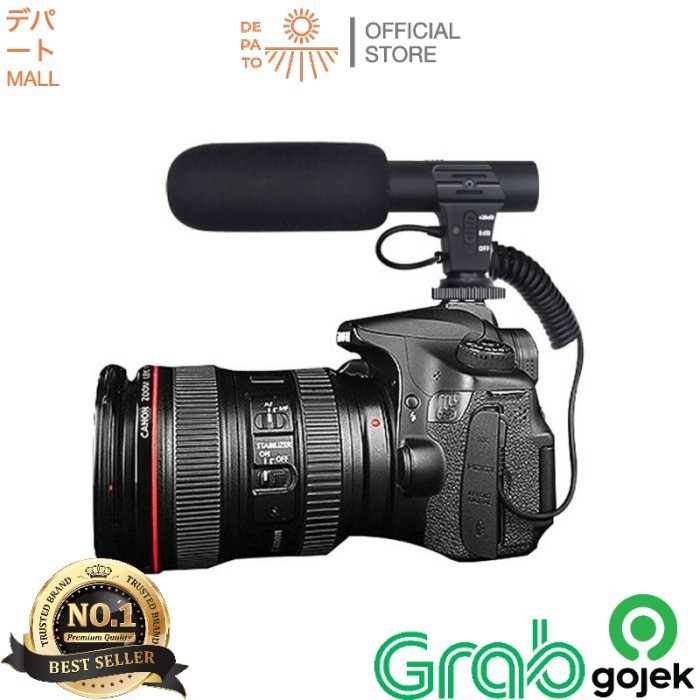 Microphone Camera Sidande Shotgun for DSLR Kamera Condenser MIC 01