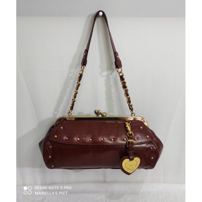 PRELOVED TAS BRANDED WANITA/ SHOULDER BAG RANTAI LOVCAT PARIS NETT