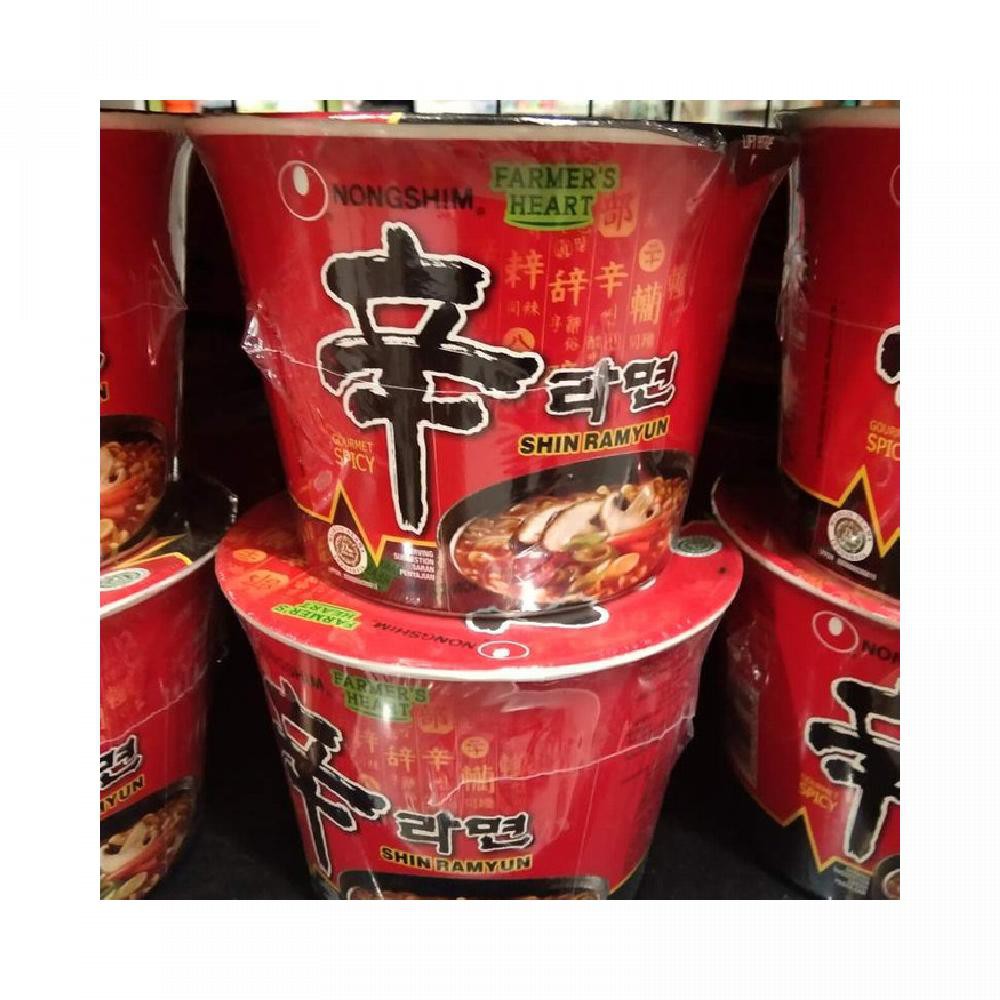 

nongshim shin ramyun cup per 12 pcs