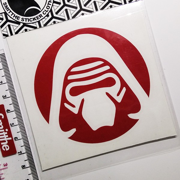 Stiker Kylo Ren Cutting Sticker star wars untuk aksesoris Motor Mobil