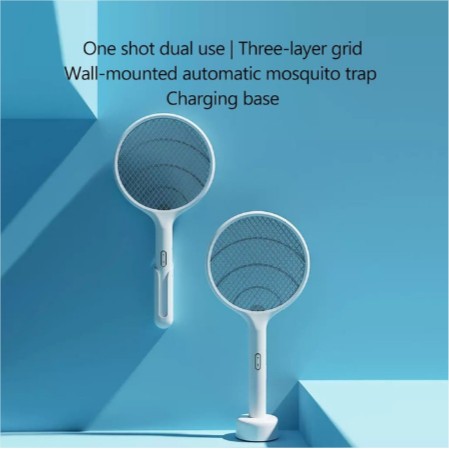 QUALITELL MOSQUITO KILLER 2in1 SWATTER RAKET + LAMPU PEMBUNUH NYAMUK