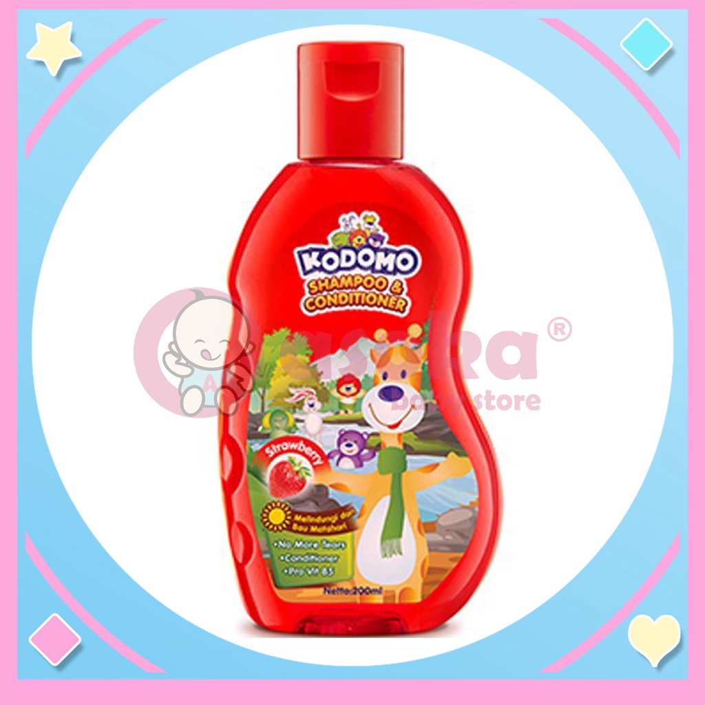 Kodomo Shampoo Gel Strawberry Botol 45ml ASOKA