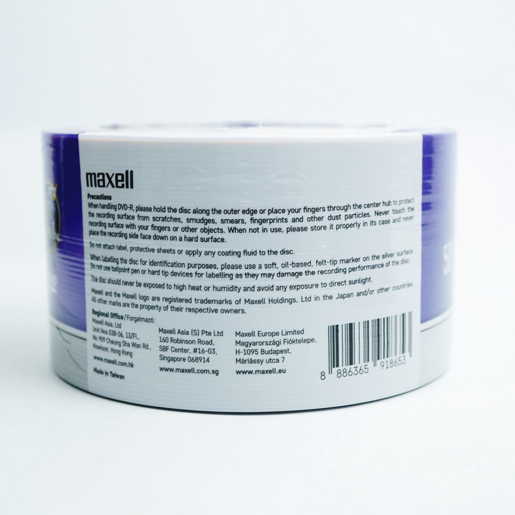 DVD BLANK DVDR MAXELL BIRU DVD-R MAXELL 50 PCS ORIGINAL RESMI