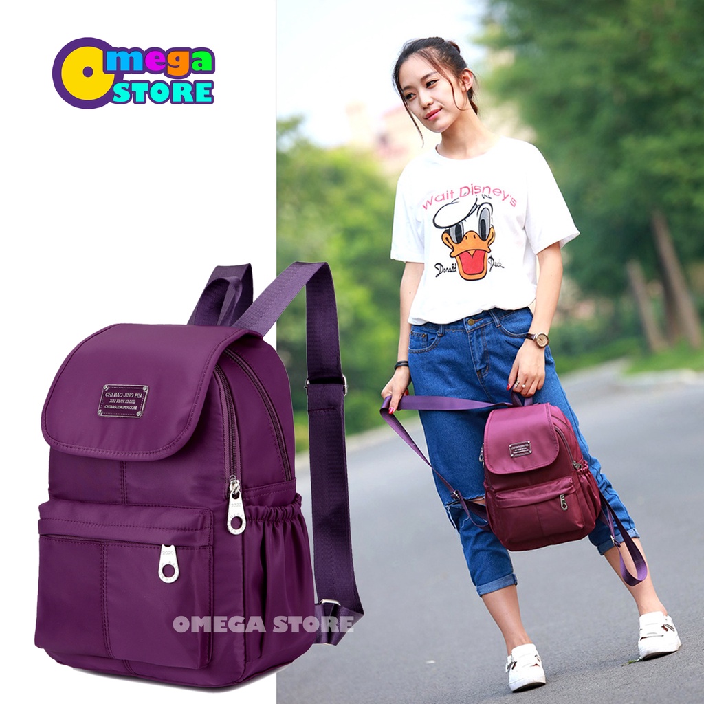 [O&amp;S] Tas Ransel Wanita Tas Sekolah Tas Kuliah Kantor Backpack Korea Kekinian Trendy-OS213