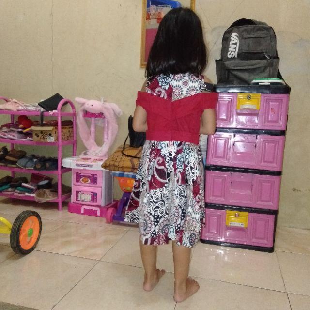 Dress / Kemeja Batik Anak Ab / Batik Anak Modern