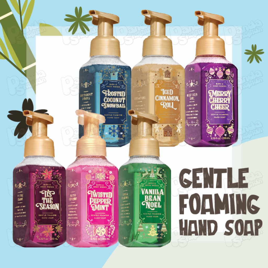 BBW Gentle Foaming Hand Soap Holiday Series