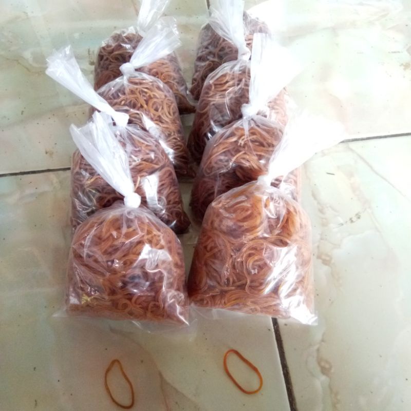 karet gelang pentil murah @100 gram