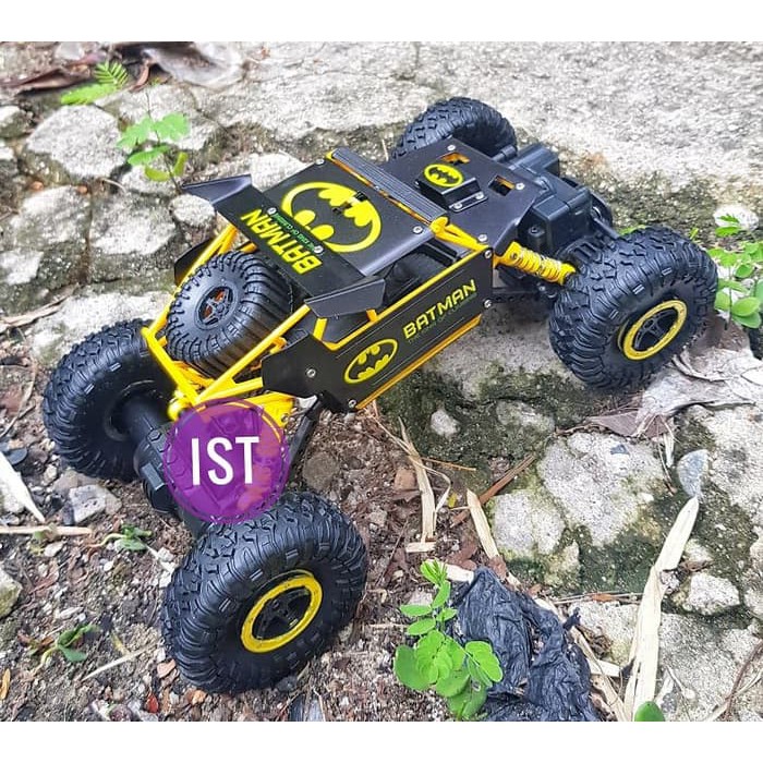 RC Mobil Avenger Rock Crowler 4 WD Batman Hitam Kuning No.SW21034