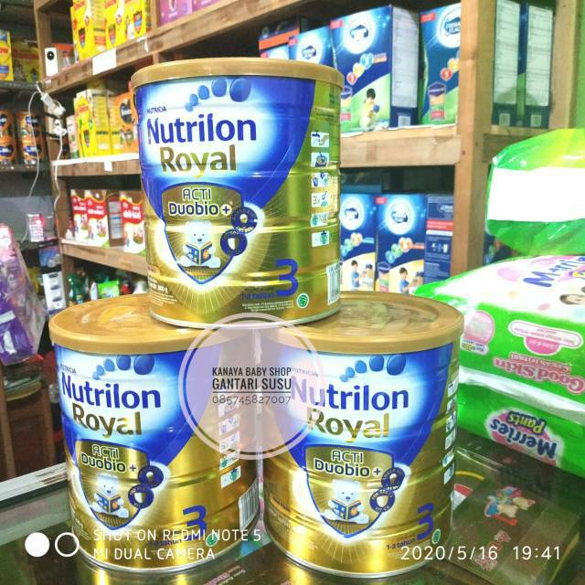 Nutrilon Royal 3 800gr Madu Vanila &amp; Nutrilon Royal 4 800gr Madu Vanila