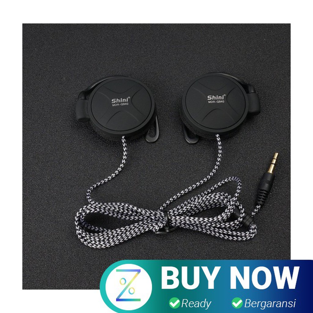 Shini Q940 on-ear Excelent Headphone Earhook - Black