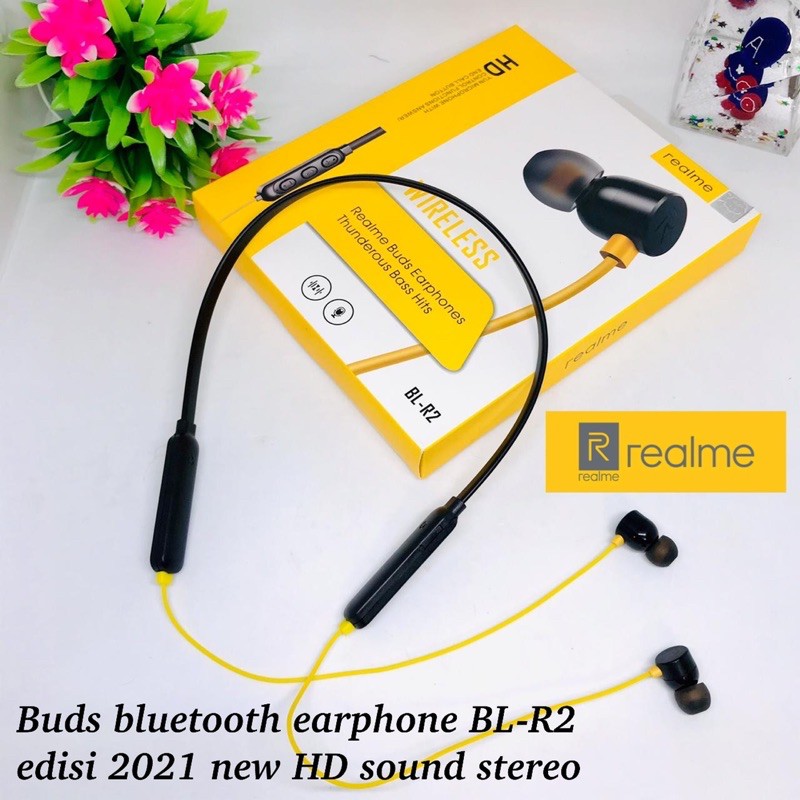 BLUETOOTH REALME  BUDS BL-R2 SPORTY NEW 2022 HEADSET IN EAR WIRELLESS EARPHONE