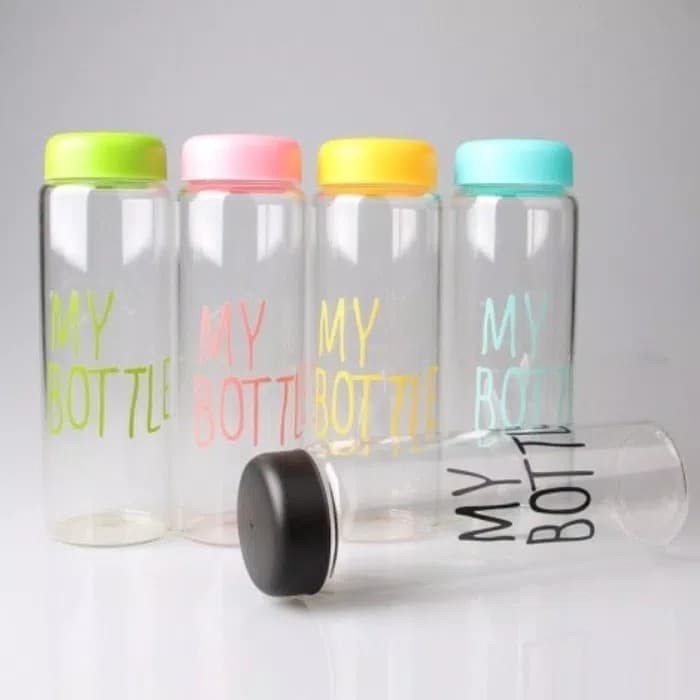 my bottle - infused water - botol minum bahan plastik free pounch