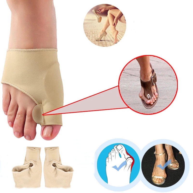 1 Pasang Alat Korektor Jempol Jari Kaki Pelurus Corrector Bunion Hallux Valgus