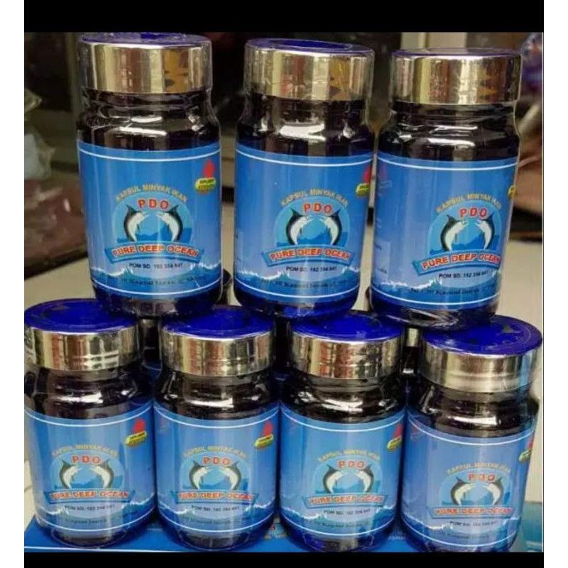 Kapsul Minyak Ikan Murni PDO (Pure Deep Ocean) Original Omega-3