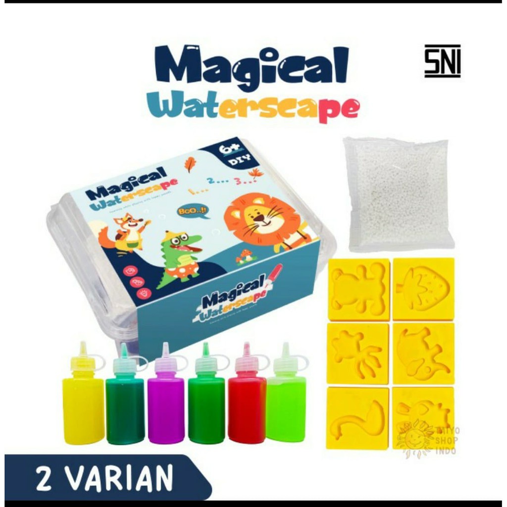 Magical Waterscape Maian Diy Anak Jelly Mainan Edukasi Anak Mainan Prakarya Anak Sensori Play Mainan Montessori Anak