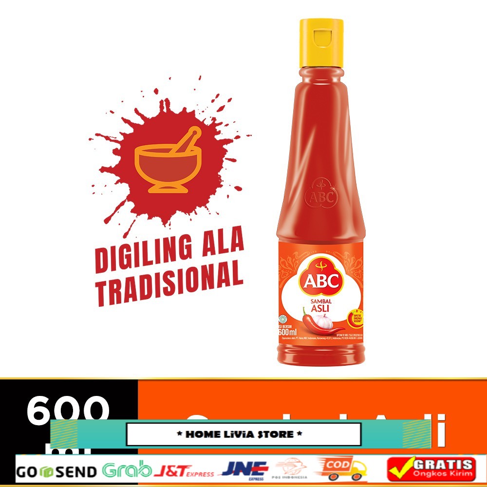 

ABC Sambal Asli 600 ml