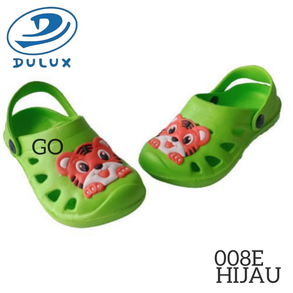 sogo DULUX 008E TIGER Sandal Baim Anak Perempuan Karakter Tiger Awet Tahan Air Hujan Karet Lentur Ringan Sepatu Naik Gunung Motif TIGER