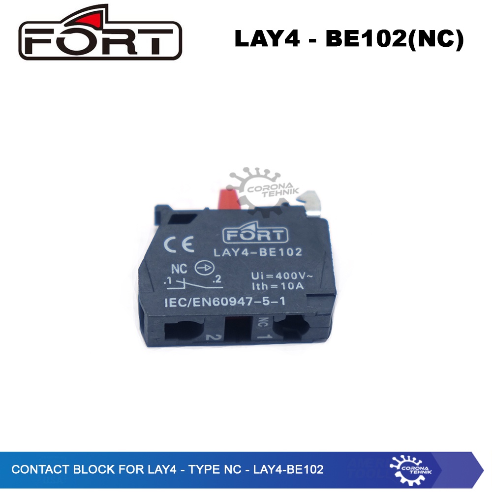 LAY4-BE102 - Contact Block Saklar for LAY4 - Type NC