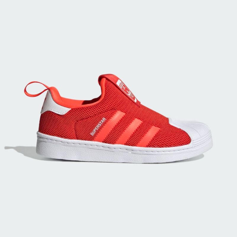 Sepatu Sneakers Casual anak laki-laki Adidas superstar 360 Orange Original