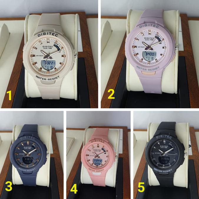 Jam tangan wanita / cewe Digitec DG 3082 DG3082 original - hitam